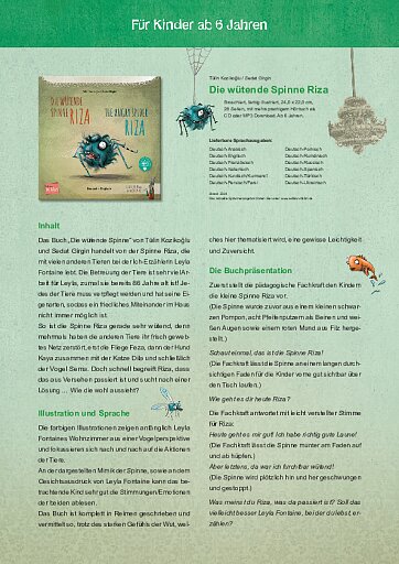 Die wütende Spinne Riza