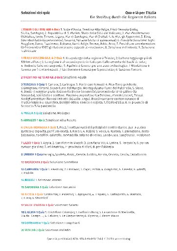 Lösungen zu den Quiz