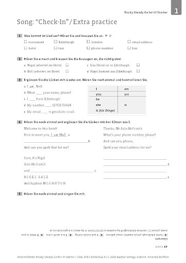 Song: Extra practice