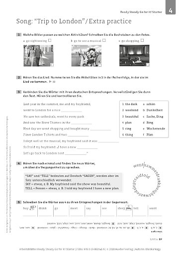 Song: Extra practice