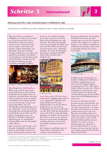 Zum Zwischenspiel: Gefährlich süß!