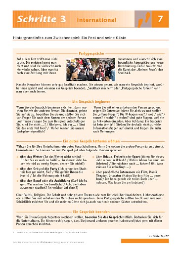 Ein Fest und seine Gäste