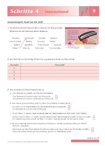 Zwischenspiel: Rund um die Welt