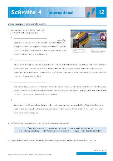 Zwischenspiel: Eine runde Sache