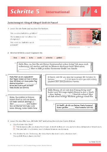 Zwischenspiel: Klingel! Klingel! Endlich Pause!