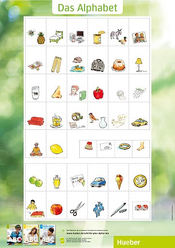 Poster Alphabet ohne Buchstaben