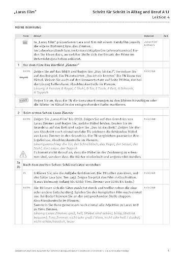 Didaktisierung „Laras Film”