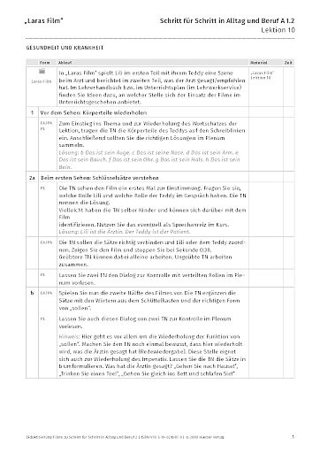 Didaktisierung „Laras Film”