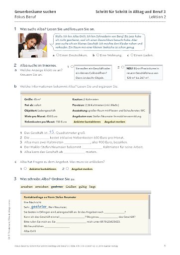 Fokus Beruf: Gewerberäume suchen