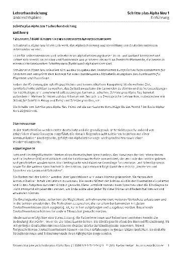 Unterrichtspläne Starter & Lektion 1-8