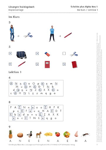Lösungen - Trainingsbuch