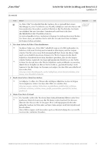 Didaktisierung „Tims Film”