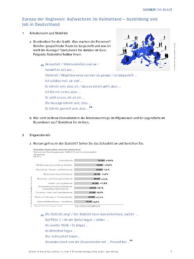 Lektion 12, Text 1: Europa der Regionen