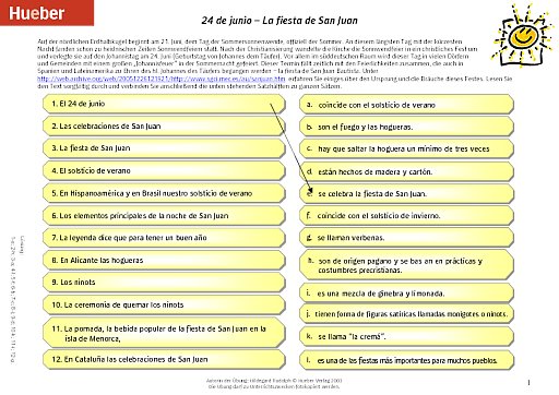 24 de junio – La fiesta de San Juan