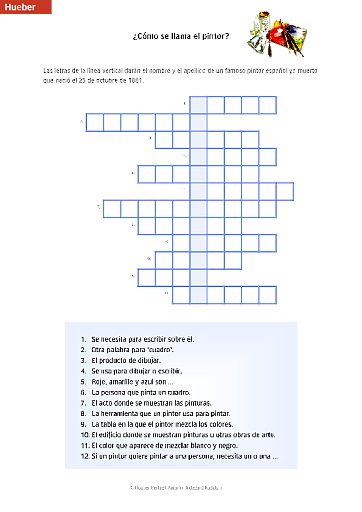 ¿Cómo se llama el pintor?