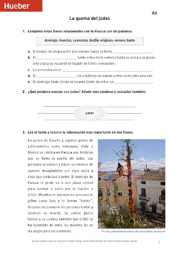 La quema del Judas