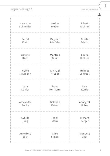 Kopiervorlage