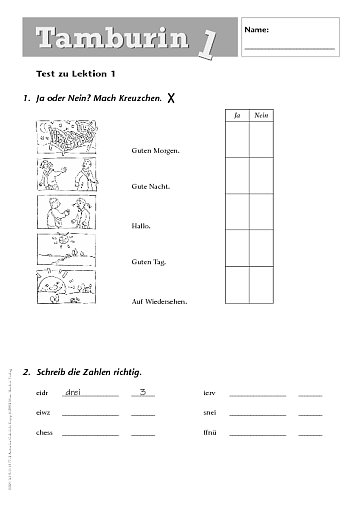 Test zu Lektion 1