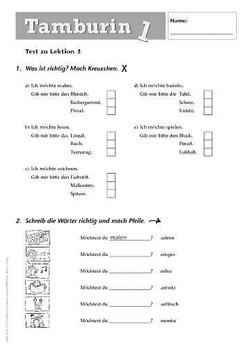 Test zu Lektion 3