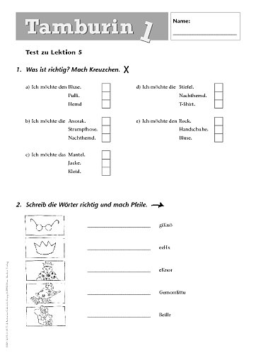 Test zu Lektion 5