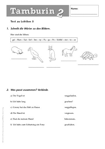 Test zu Lektion 5