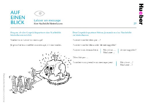 Telefonieren Französisch 2