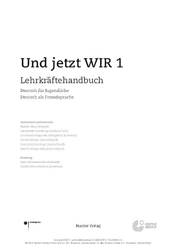 Lehrkräftehandbuch