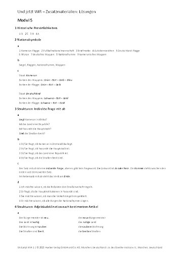 Zusatzmaterial – Lösungen