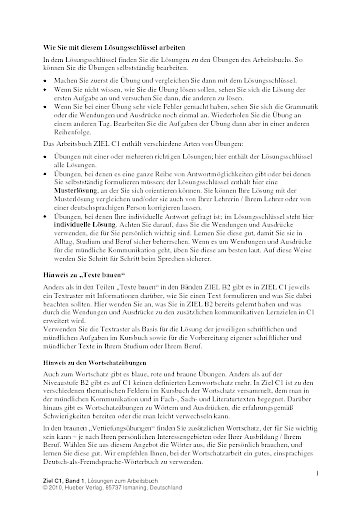 Lösungsschlüssel C1/1