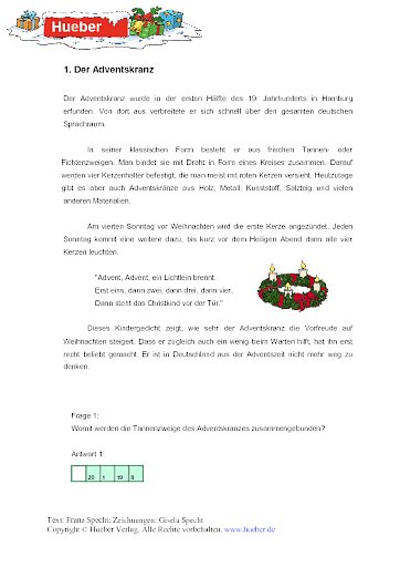 Der Adventskranz
