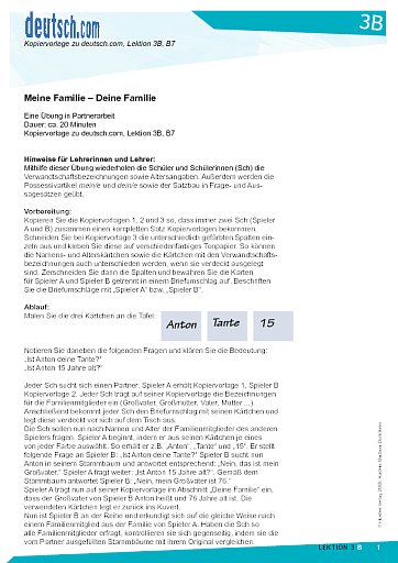 Meine Familie – Deine Familie