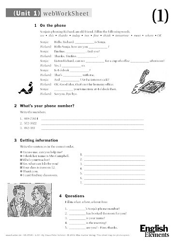 webWorkSheet Unit 1