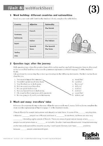 webWorkSheet Unit 8