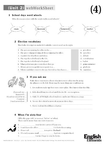 webWorkSheet Unit 2