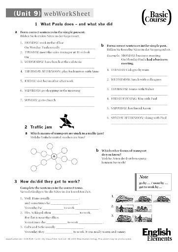 webWorkSheet Unit 9