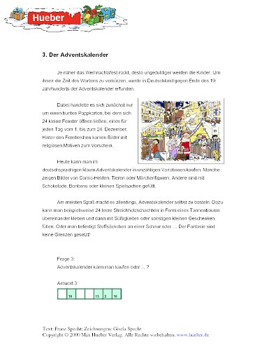 Der Adventskalender