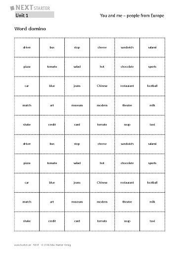 Word domino