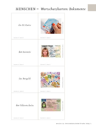 Wortschatzkarten
