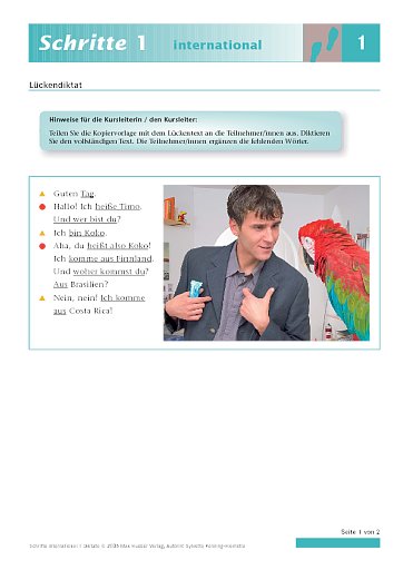 Lückendiktat