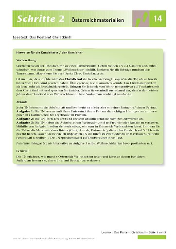 Das Postamt Christkindl