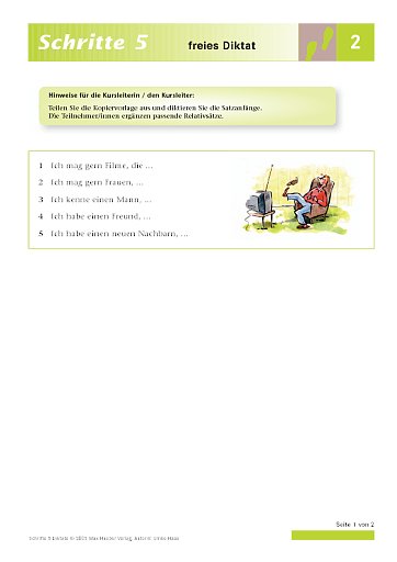 freies Diktat