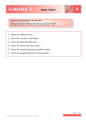 freies Diktat
