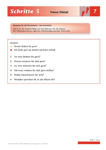 freies Diktat