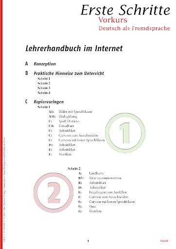 Inhaltsverzeichnis