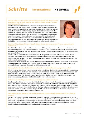 Interview zum Konzept von Schritte international