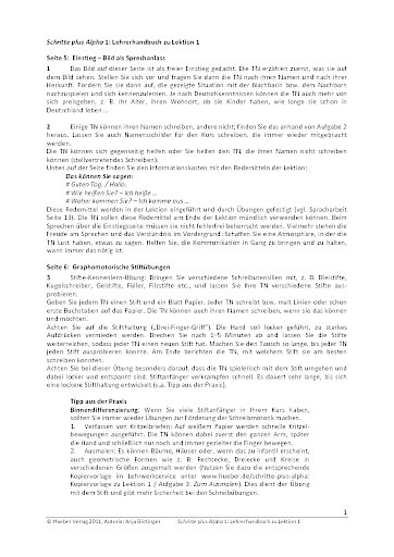 Lehrerhandbuch