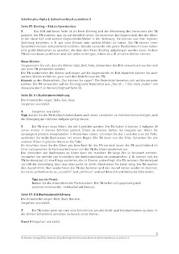 Lehrerhandbuch