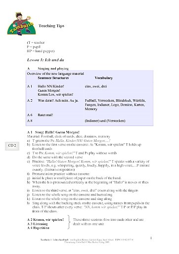 Tamburin: Teaching Tips