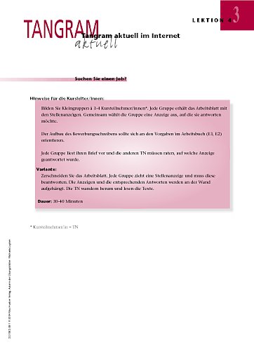 Suchen Sie einen Job?