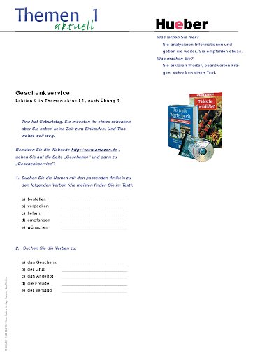 Geschenkservice